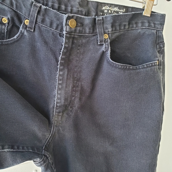 Eddie Bauer Jeans Men's Size 34 Black Relaxed Fit - Picture 3 of 14